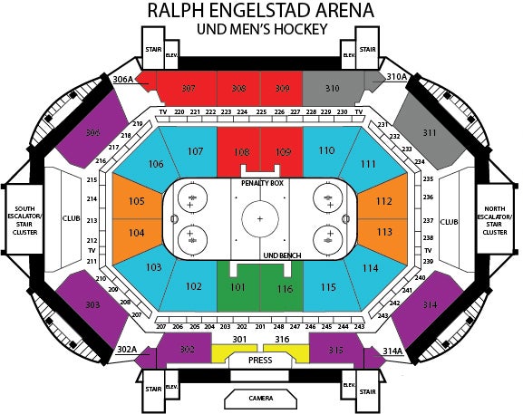 Ralph Engelstad Arena Virtual Seating Chart