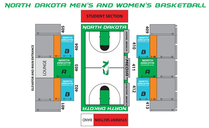 Ralph Engelstad Arena Hockey Seating Chart