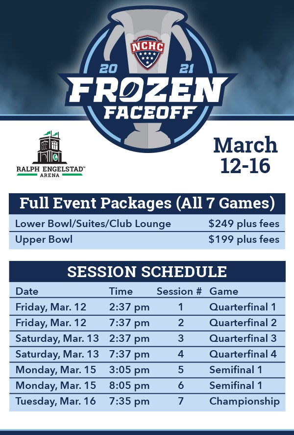 NCHC Frozen Faceoff Ralph Engelstad Arena
