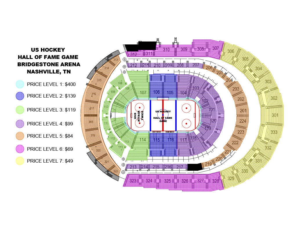 Bridgestone Arena Lexus Lounge Seating Chart