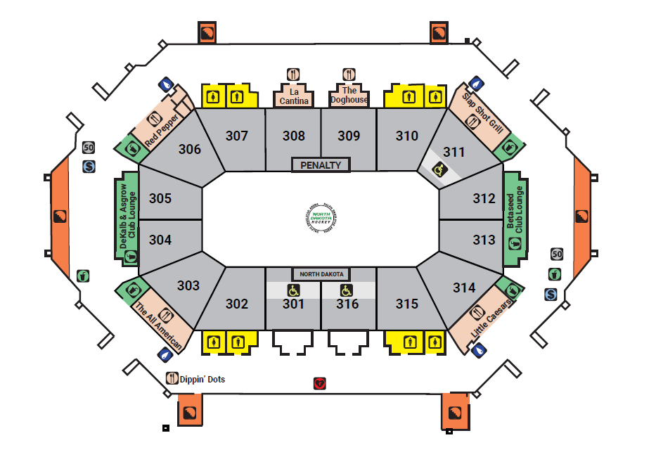 Betty Engelstad Sioux Center Seating Chart