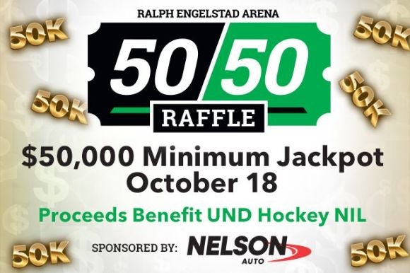 More Info for Saturday, October 18 $50,000 minimum 50/50 jackpot
