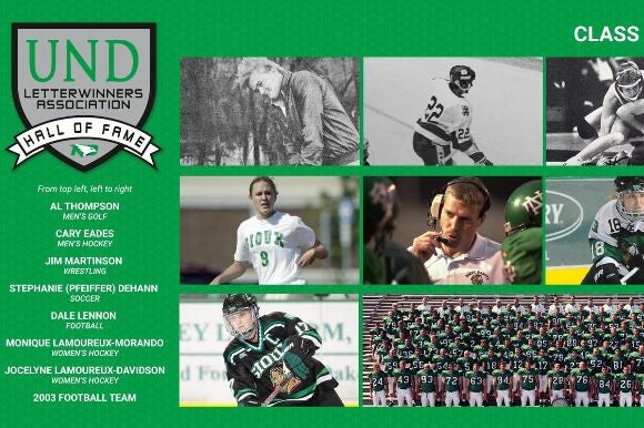 UND Athletics Announces 2023 HOF Class