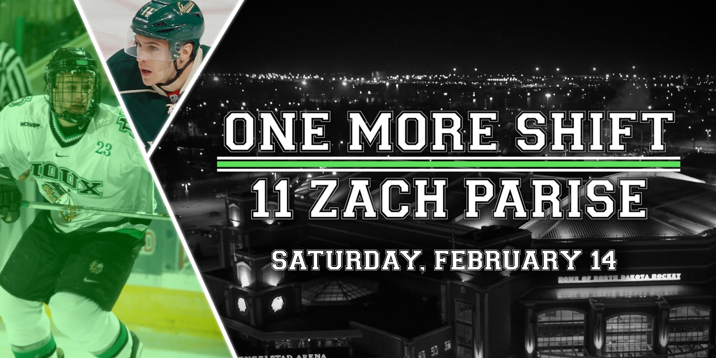 More Info for Zach Parise - One More Shift (UND Hockey vs. Miami)